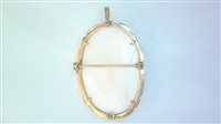 Brosche Sommer Dame Corallo in Gelbgold Corallo CAMMEO COR P. ANGELO - CAMMEO COR P. ANGELO